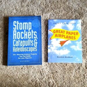2 Books (Paper Airplanes & Science Projects)
